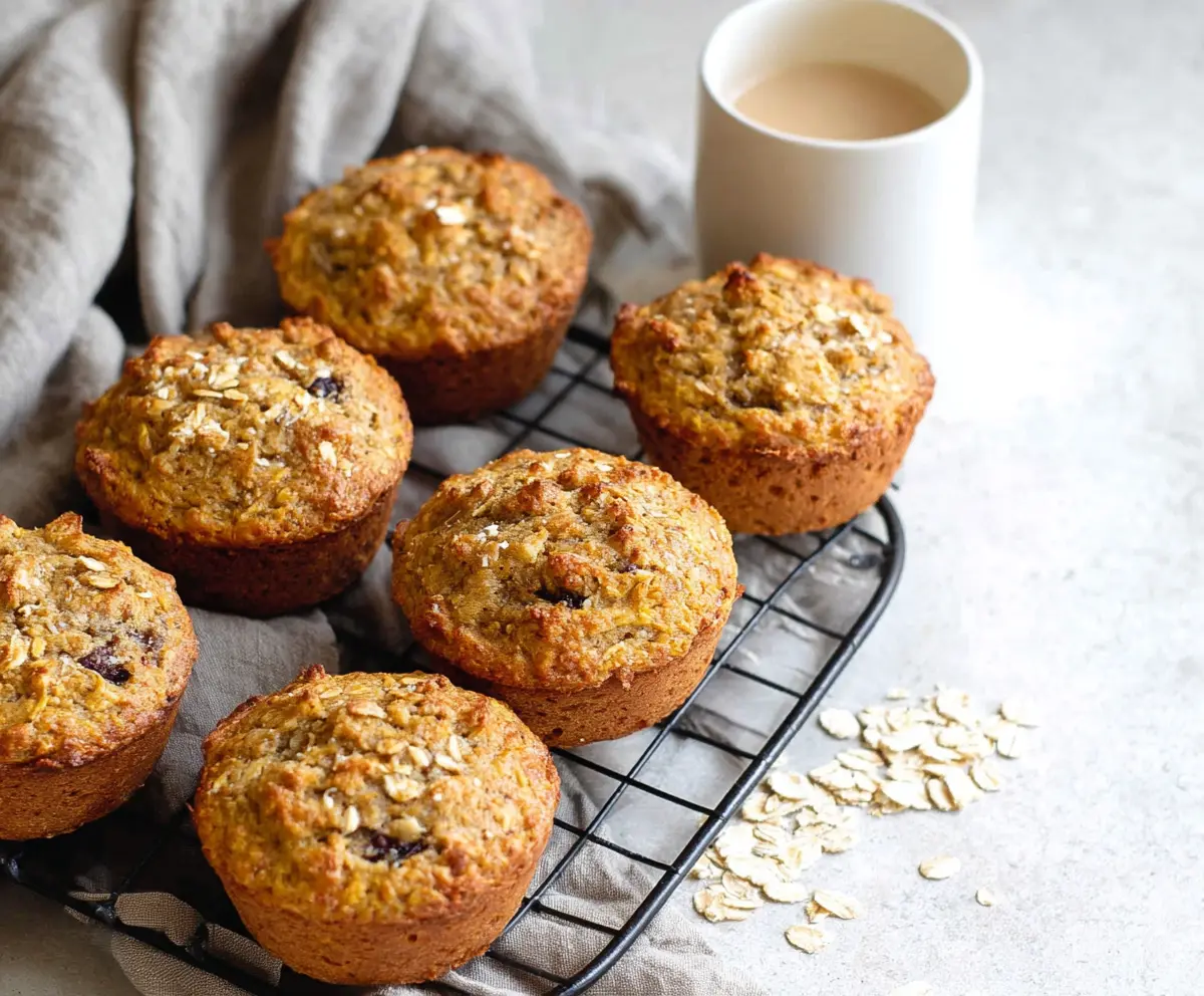Easy Banana Oatmeal Muffins