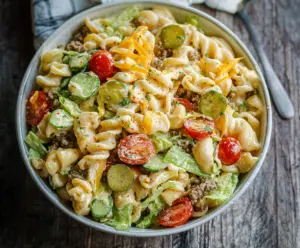 Big Mac Pasta Salad