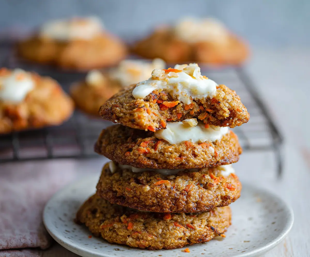 Soft & Easy Carrot Cake Cookies