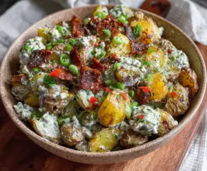 Crispy Smashed Potato Salad