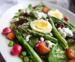 Easter Spring Salad with Goat Cheese