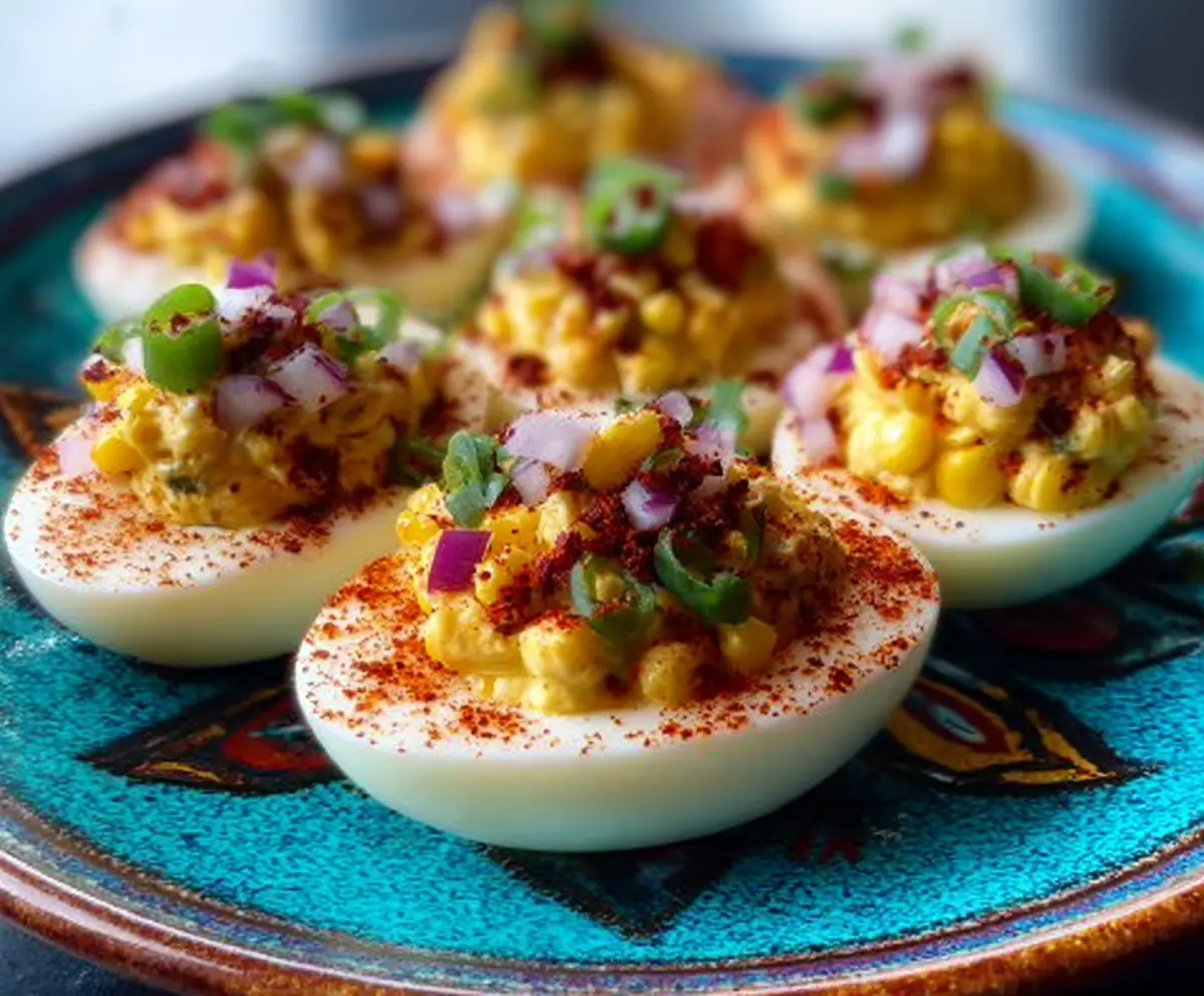 Elote Deviled Eggs Fiesta Recipe
