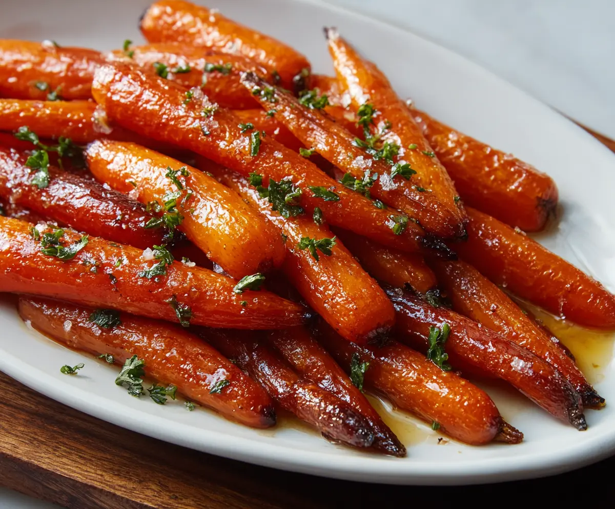 Sweet Honey Glazed Roasted Carrots