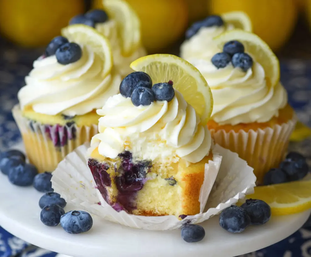 Lemon Blueberry Cupcakes