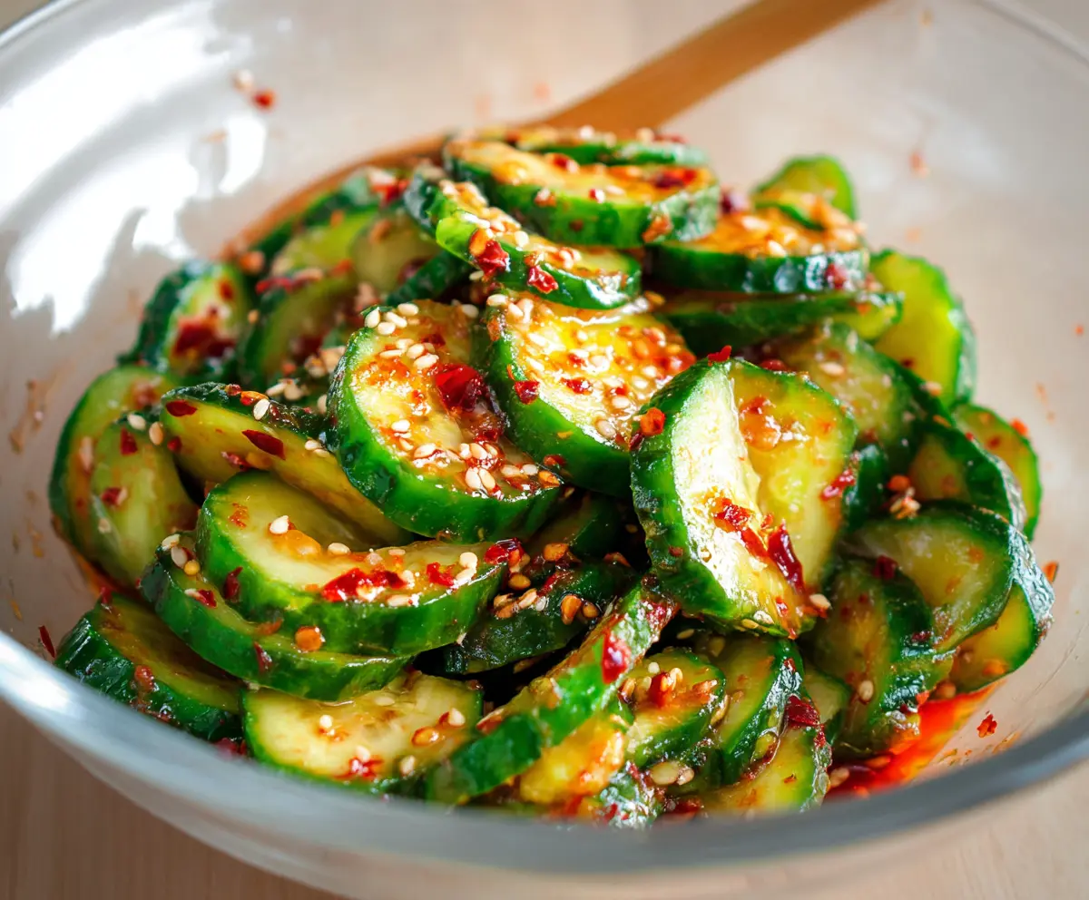 Easy Spicy Cucumber Salad Recipe