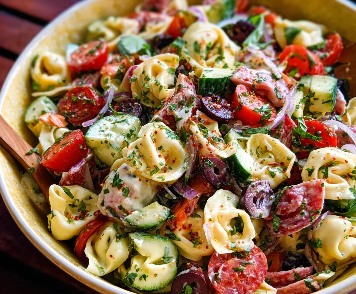 Easy Tortellini Pasta Salad Recipe