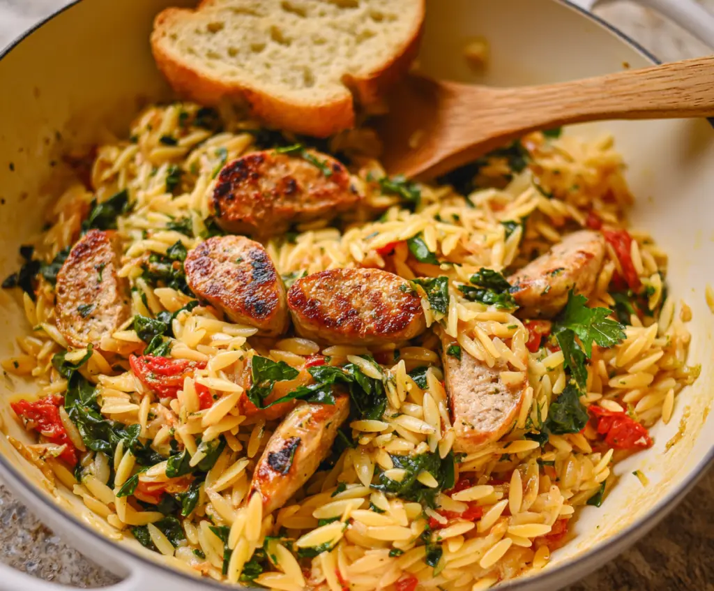 Chicken Sausage Orzo