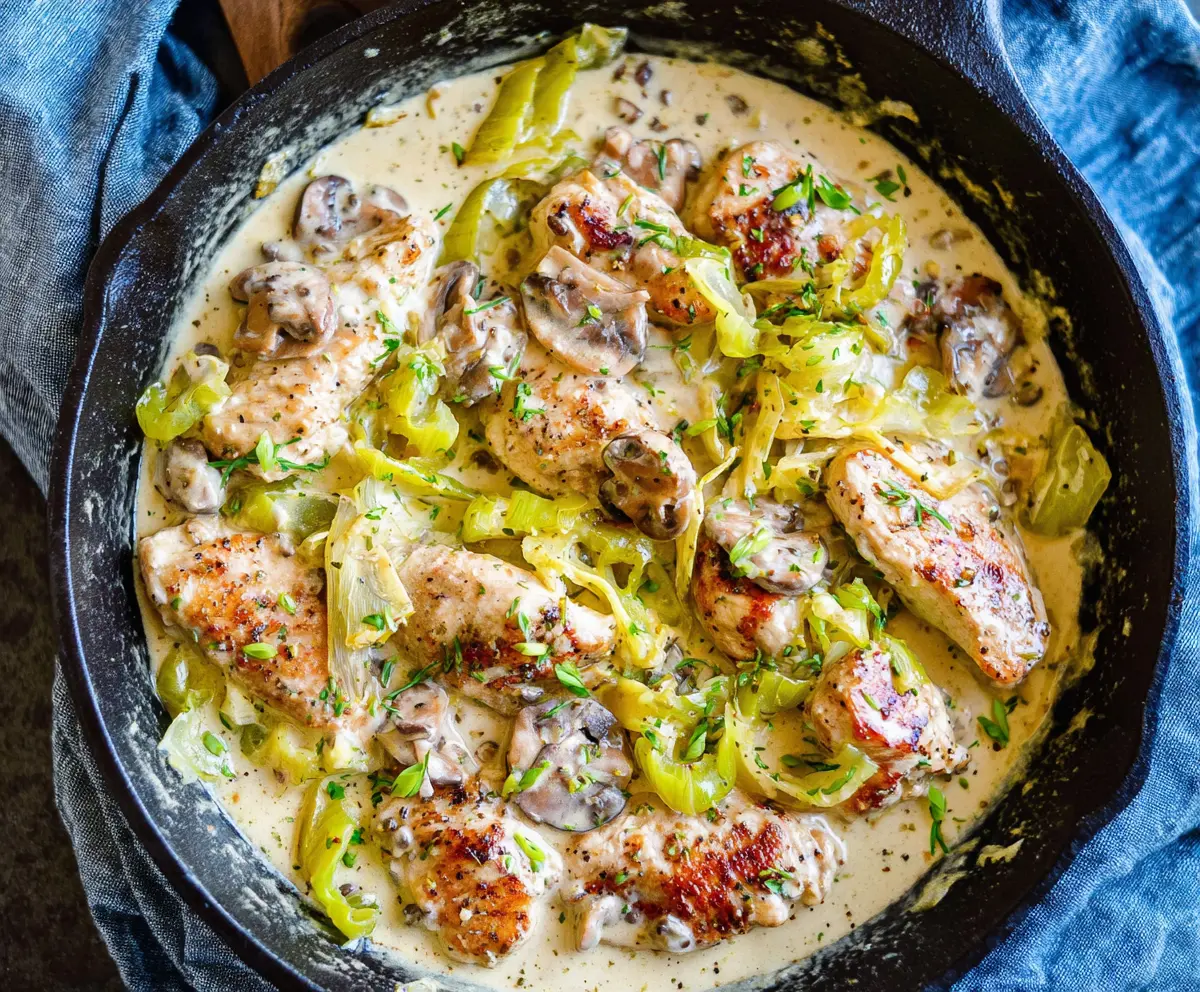 Creamy Pepperoncini Chicken Skillet