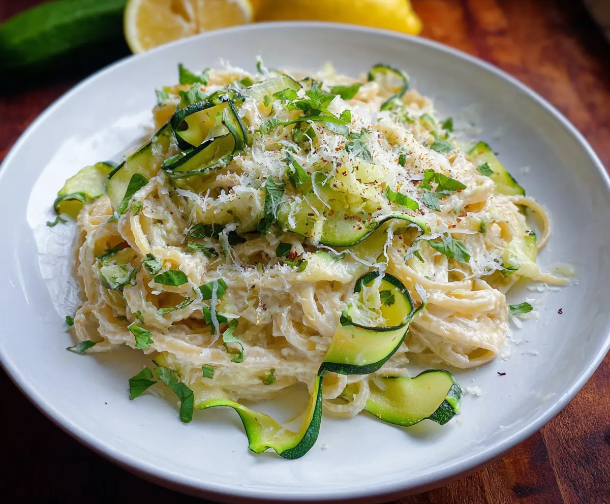 Easy Lemon Ricotta Pasta with Zucchini