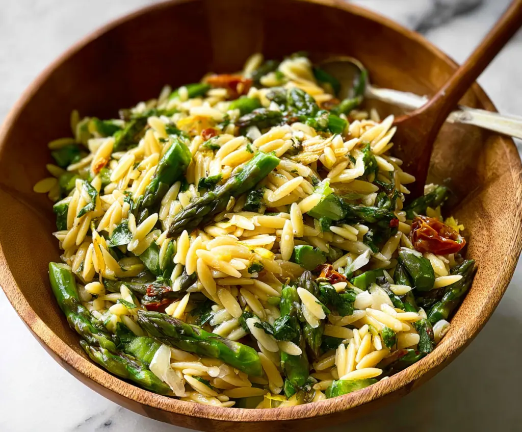 Orzo Salad with Asparagus