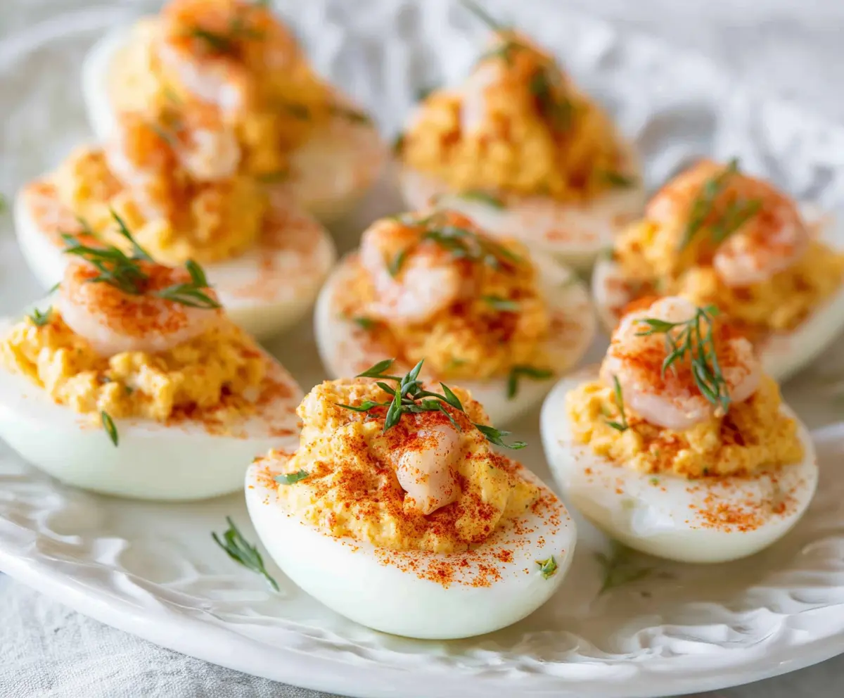 Spicy Crawfish Deviled Eggs Recipe