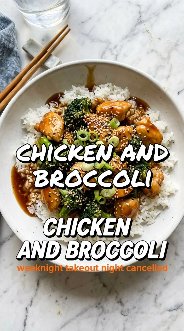 30-Minute Chicken and Broccoli glossy, garlicky, quick dinner