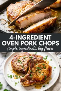 4-Ingredient Oven Pork Chops