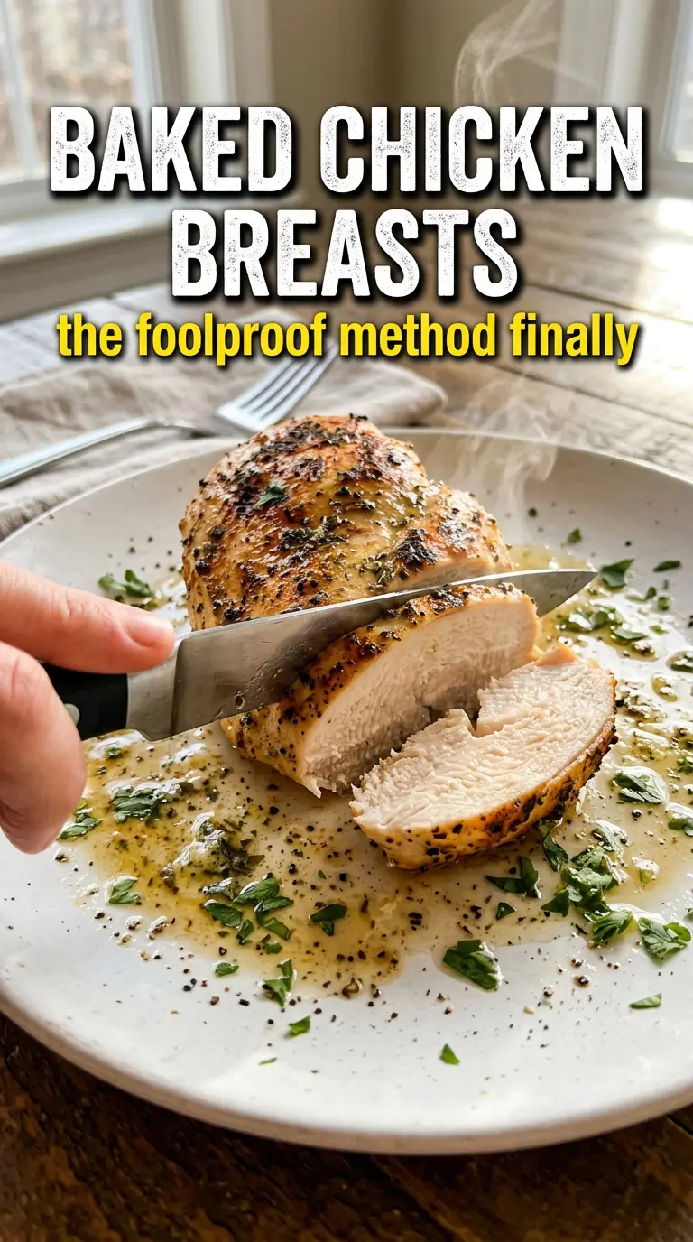 Baked Chicken Breasts golden juicy herb-crusted