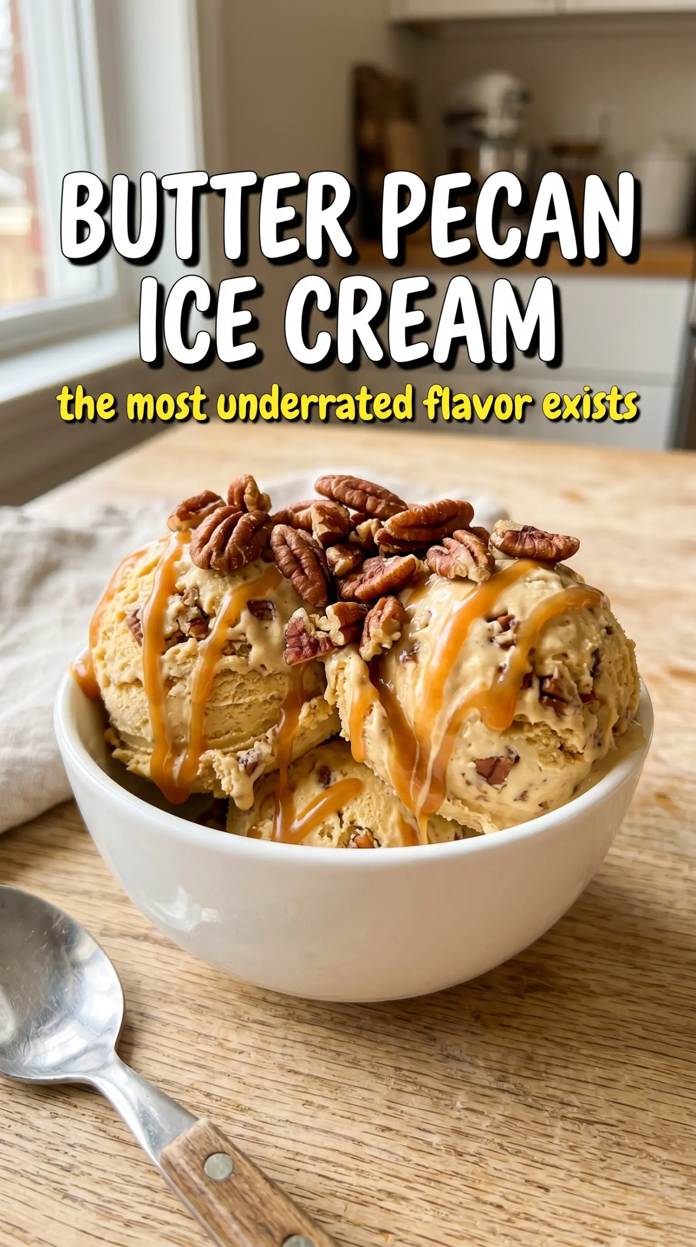 Butter Pecan Ice Cream creamy toasted pecans
