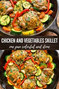 Chicken and Vegetables Skillet