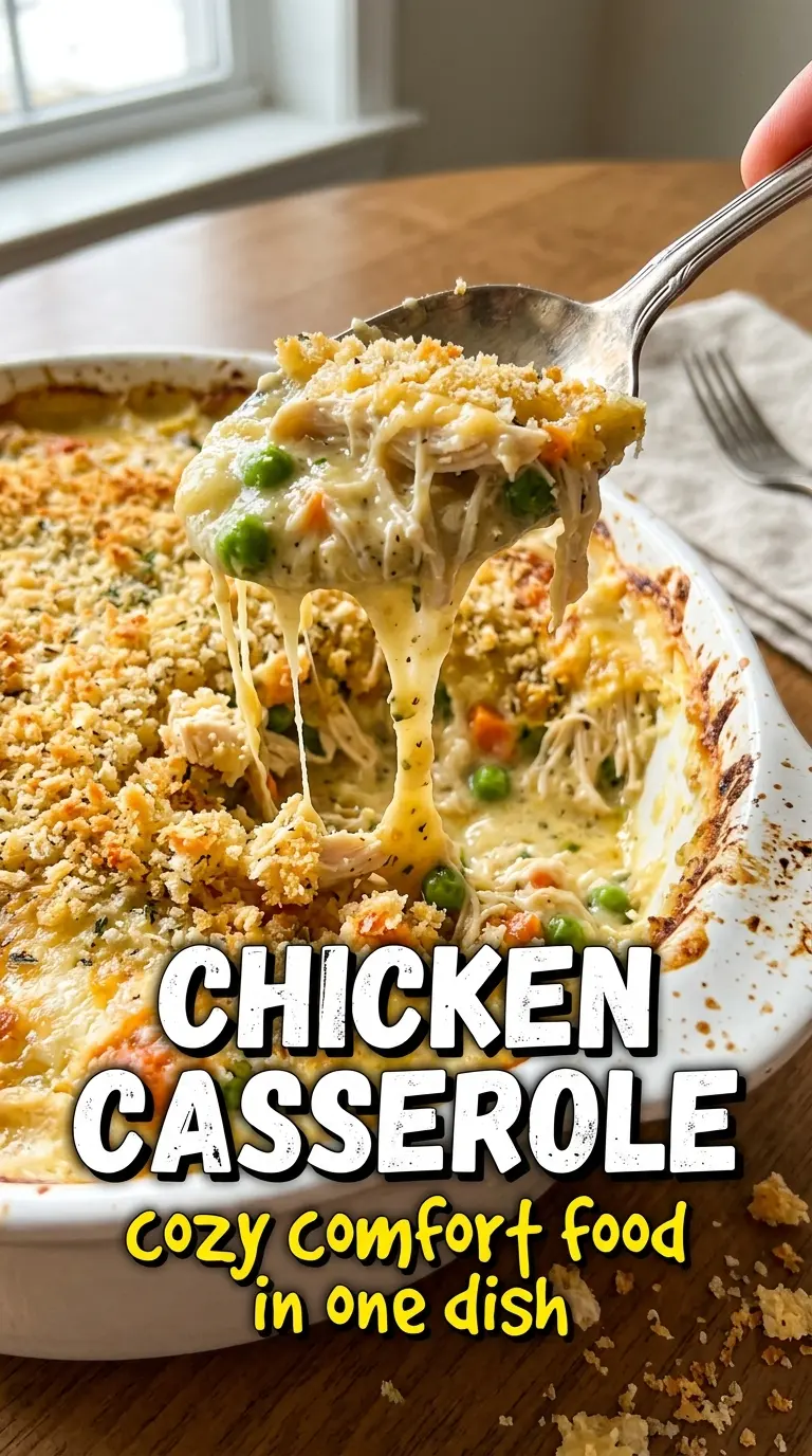 Chicken Casserole creamy crunchy