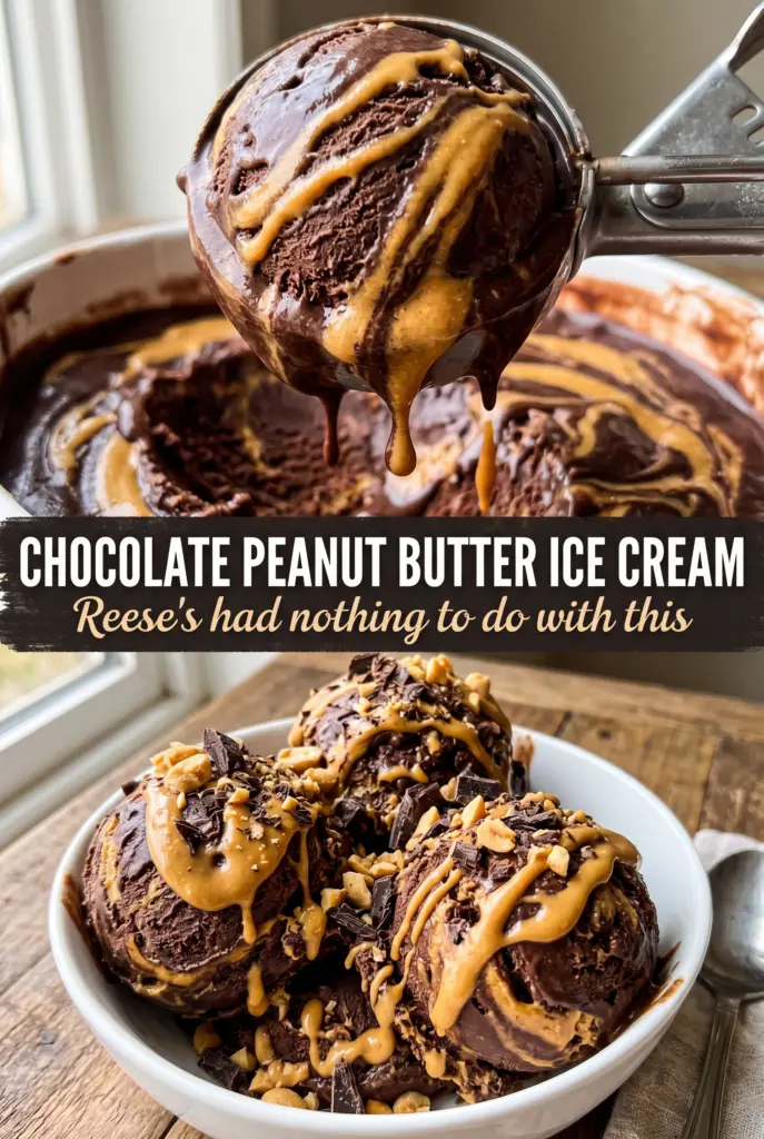 Chocolate Peanut Butter Ice Cream