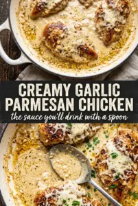 Creamy Garlic Parmesan Chicken