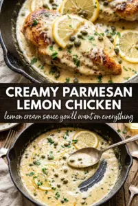 Creamy Parmesan Lemon Chicken