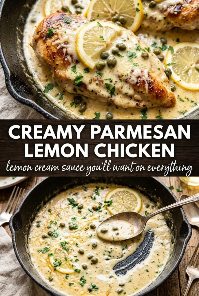 Creamy Parmesan Lemon Chicken