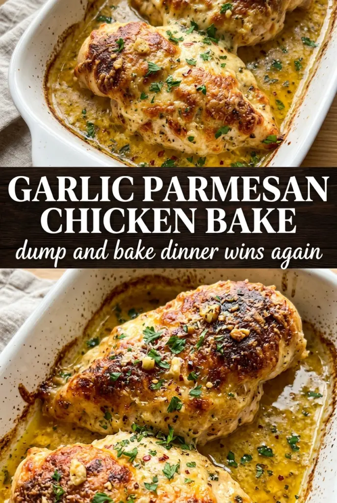 Garlic Parmesan Chicken Bake