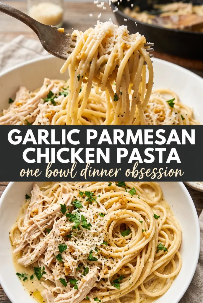 Garlic Parmesan Chicken Pasta