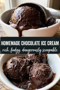 Homemade Chocolate Ice Cream
