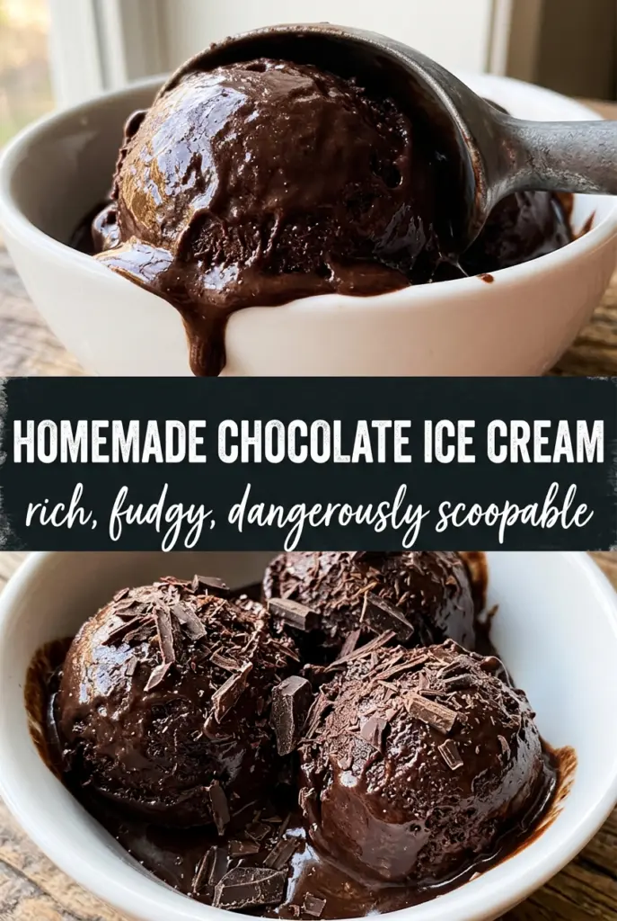 Homemade Chocolate Ice Cream