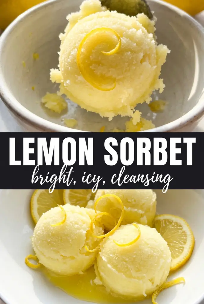 Lemon Sorbet