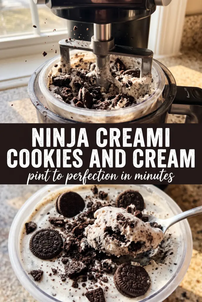 Ninja Creami Cookies and Cream