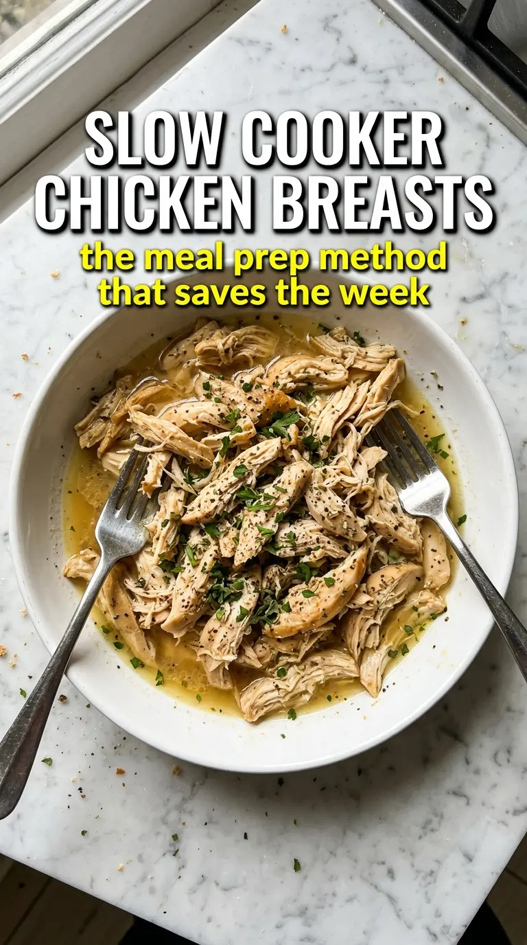 Slow Cooker Chicken Breasts juicy tender herb-kissed