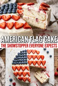 American Flag Cake