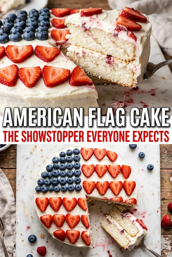 American Flag Cake