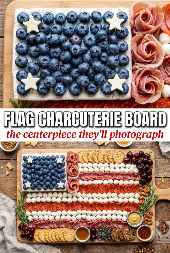 American Flag Charcuterie Board