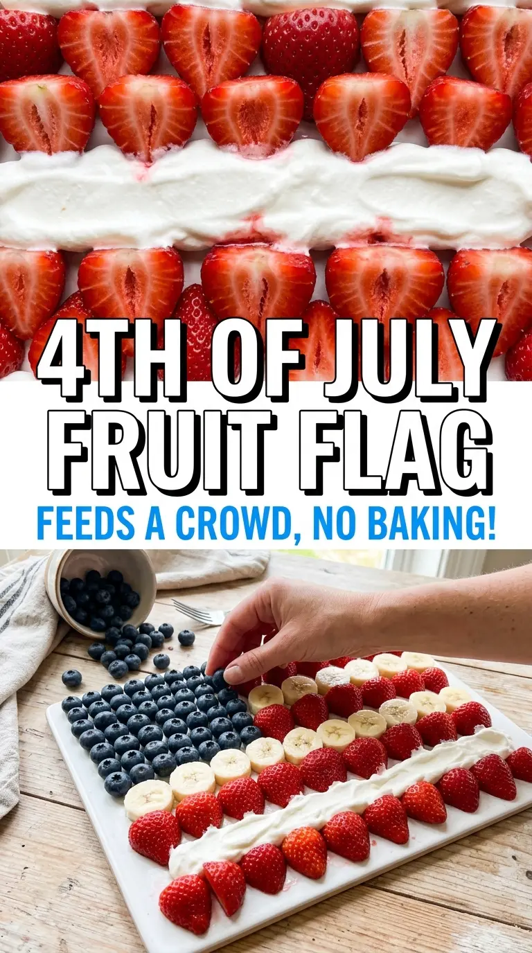 American flag fruit platter patriotic fruit tray red white blue