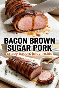 Bacon-Brown Sugar Pork Tenderloin