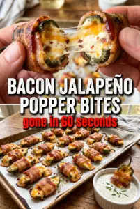 Bacon Jalapeño Popper Bites