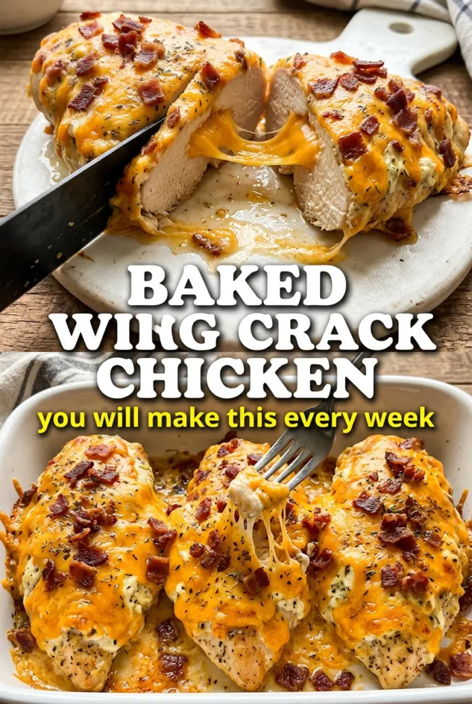 Baked Crack Chicken Breasts