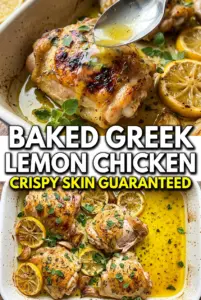 Baked Greek Lemon Chicken