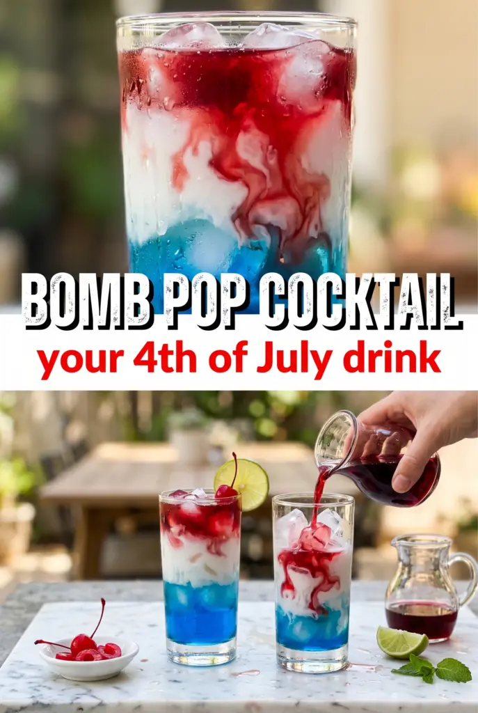 Bomb Pop Cocktail