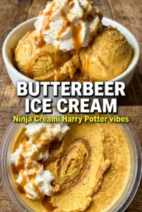 Butterbeer Ice Cream in the Ninja Creami