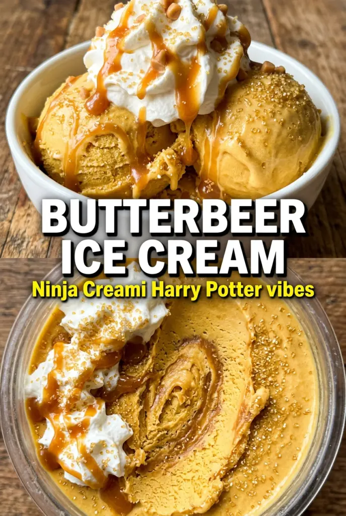 Butterbeer Ice Cream in the Ninja Creami