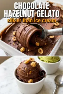 Chocolate-Hazelnut Gelato