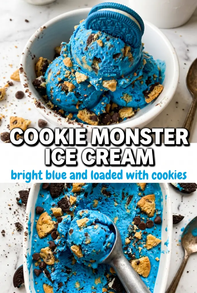 Cookie Monster Ice Cream