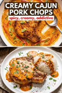 Creamy Cajun Pork Chops