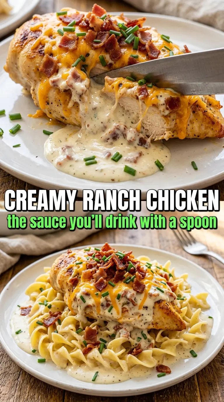 Creamy Ranch Chicken tangy creamy skillet