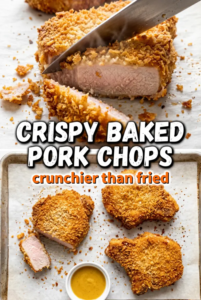 Crispy Baked Pork Chops