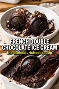 French-Style Double Chocolate Ice Cream