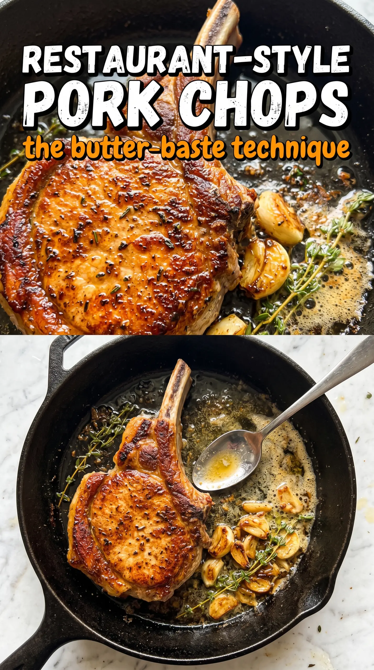 Gordon Ramsay pork chops crispy herb butter